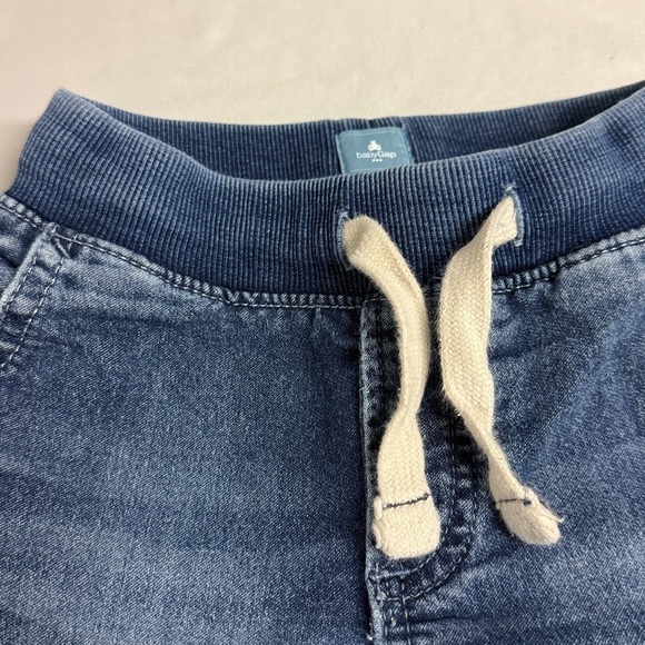 GAP - Blue Denim Jogger Pants with Drawstring - Picture 2 of 3